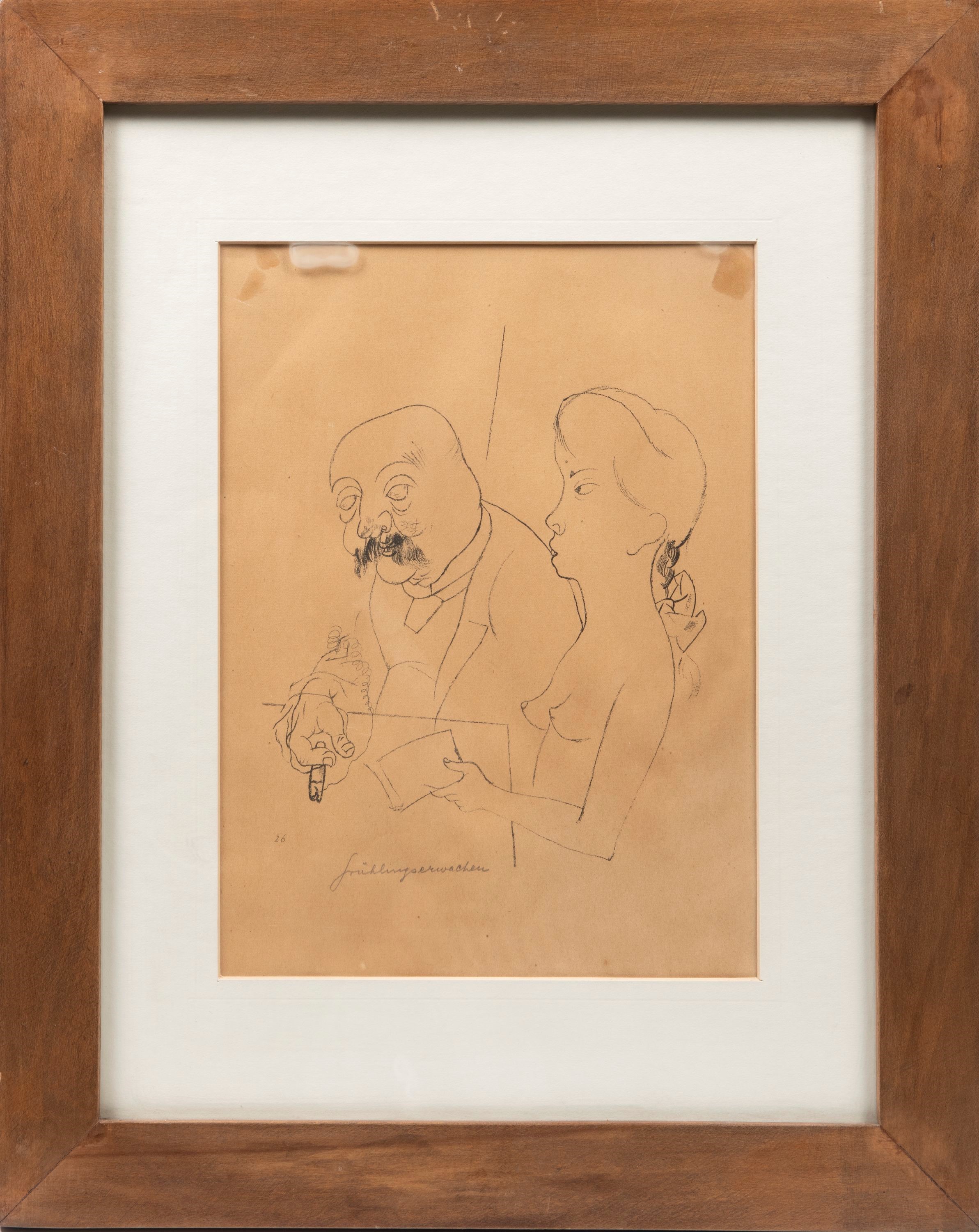 George Grosz e Julius Zimpel, Lotto di quattro incisioni