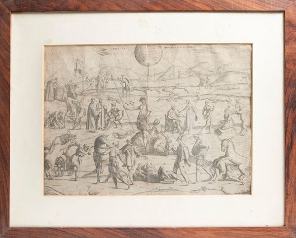 (Attribuito a) Giulio Sanuto - COSÌ VA IL MONDO ALLA RIVERSA