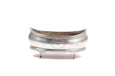 Centrotavola ellittico in argento, Londra 1800/1801
