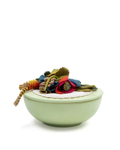 Scatola con coperchio in ceramica, Secolo XX