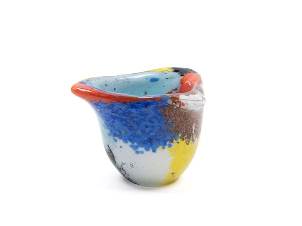Dino Martens - SMALL MULTICOLOURED MURANO GLASS VASE