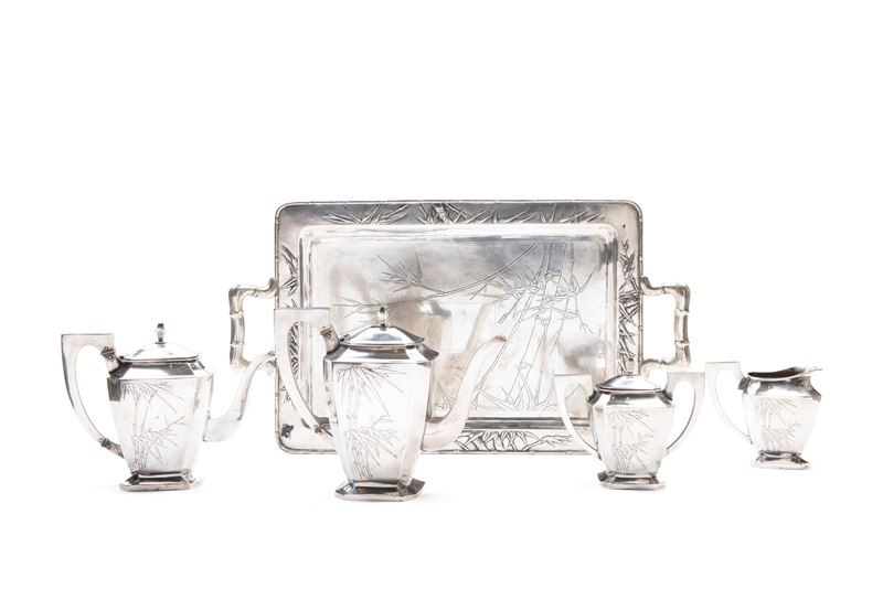 SERVIZIO TÈ CAFFÈ CON VASSOIO