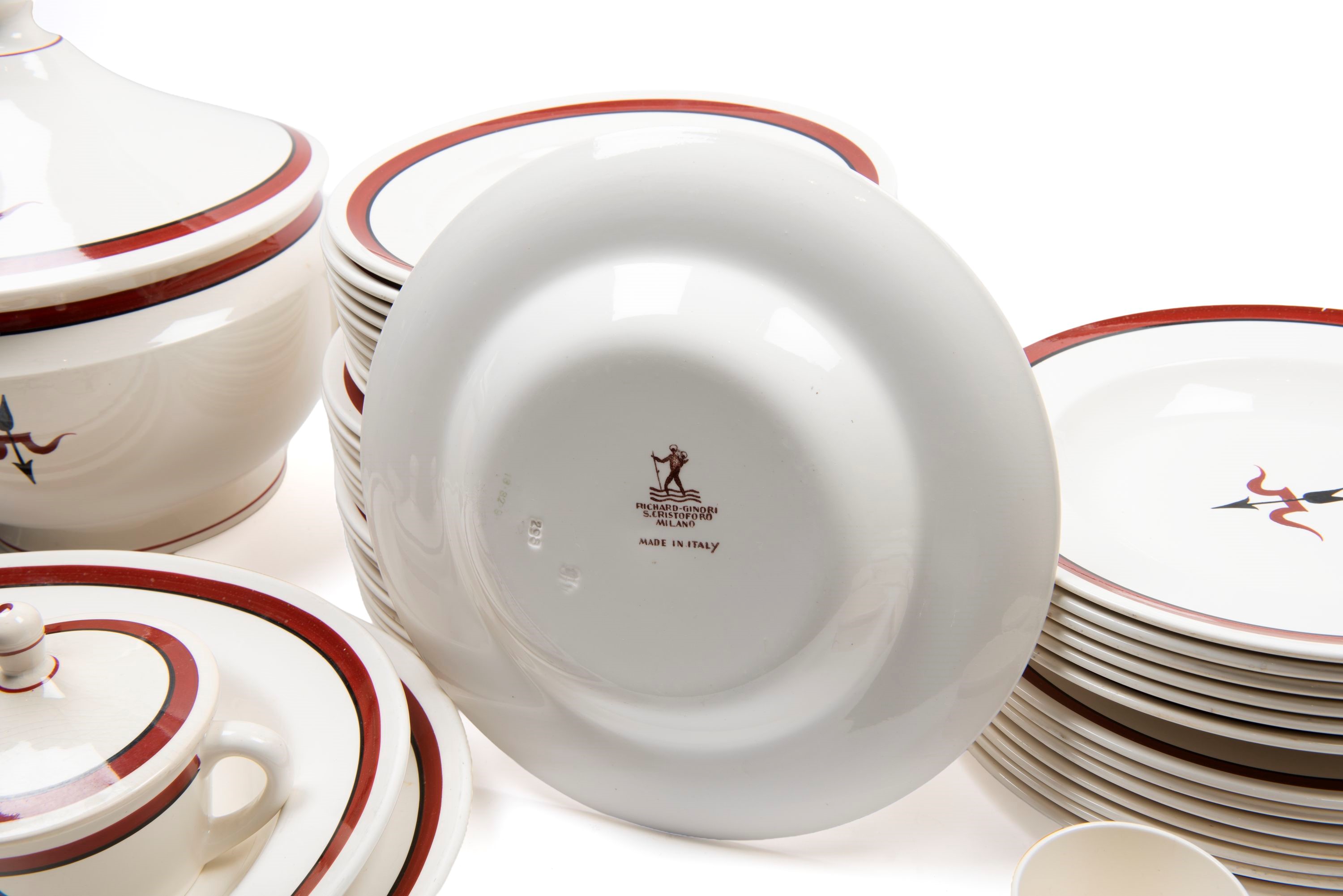 Gio Ponti - Servizio da tavola in terraglia, Richard Ginori