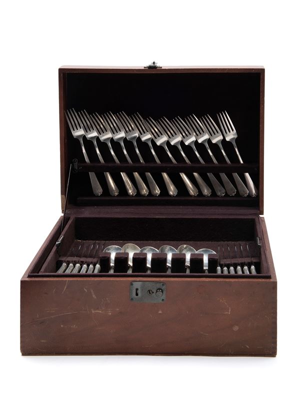 Cartier - “LOTUS” FLATWARE SET