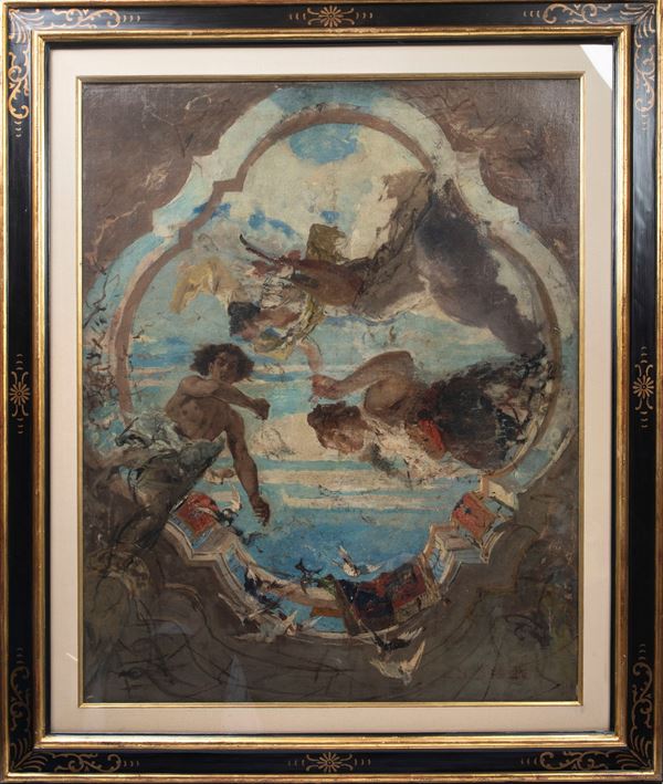 Mos&#232; Bianchi - MODEL FOR A FRESCO