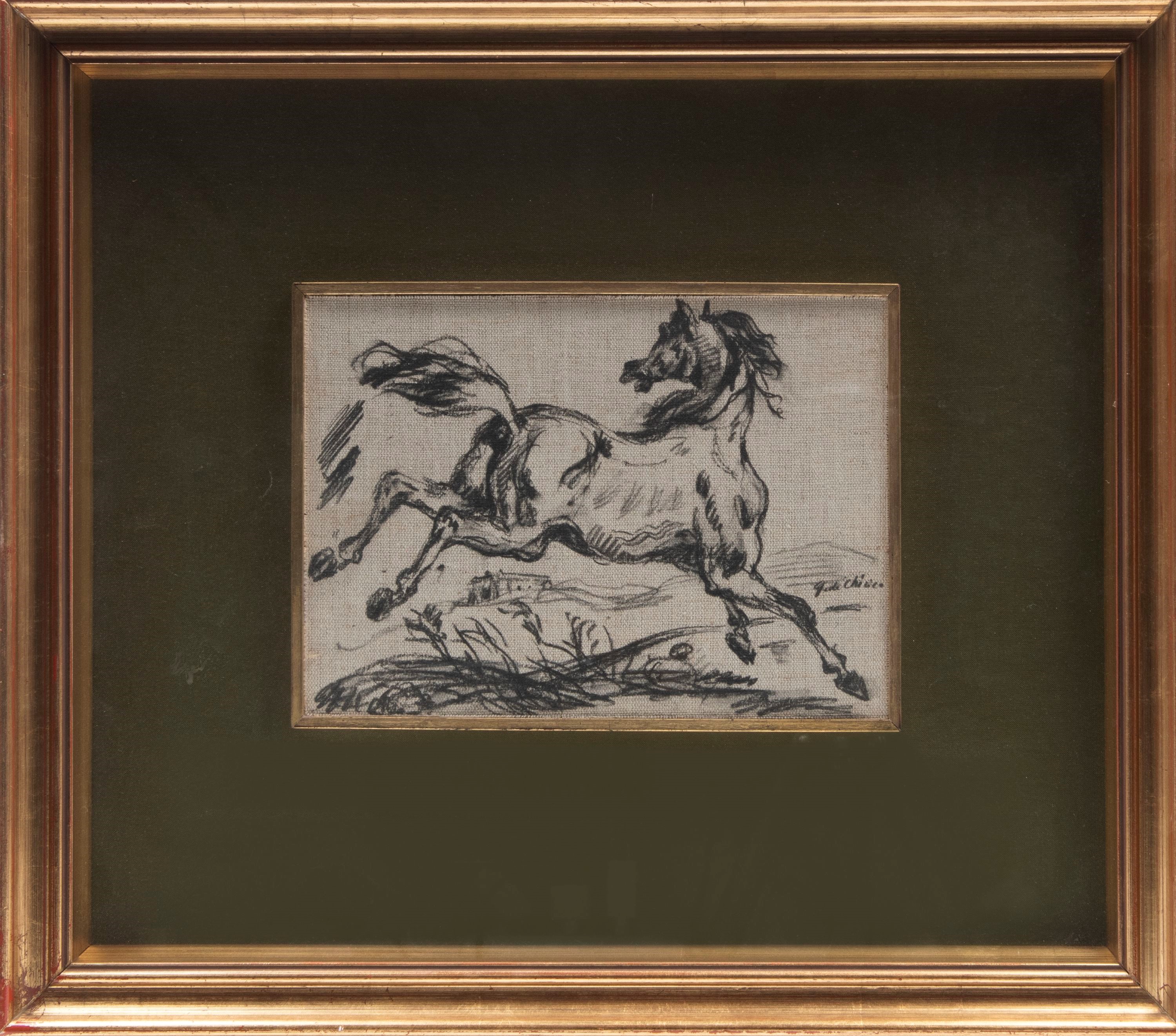 Giorgio De Chirico - Due serigrafie su tela
