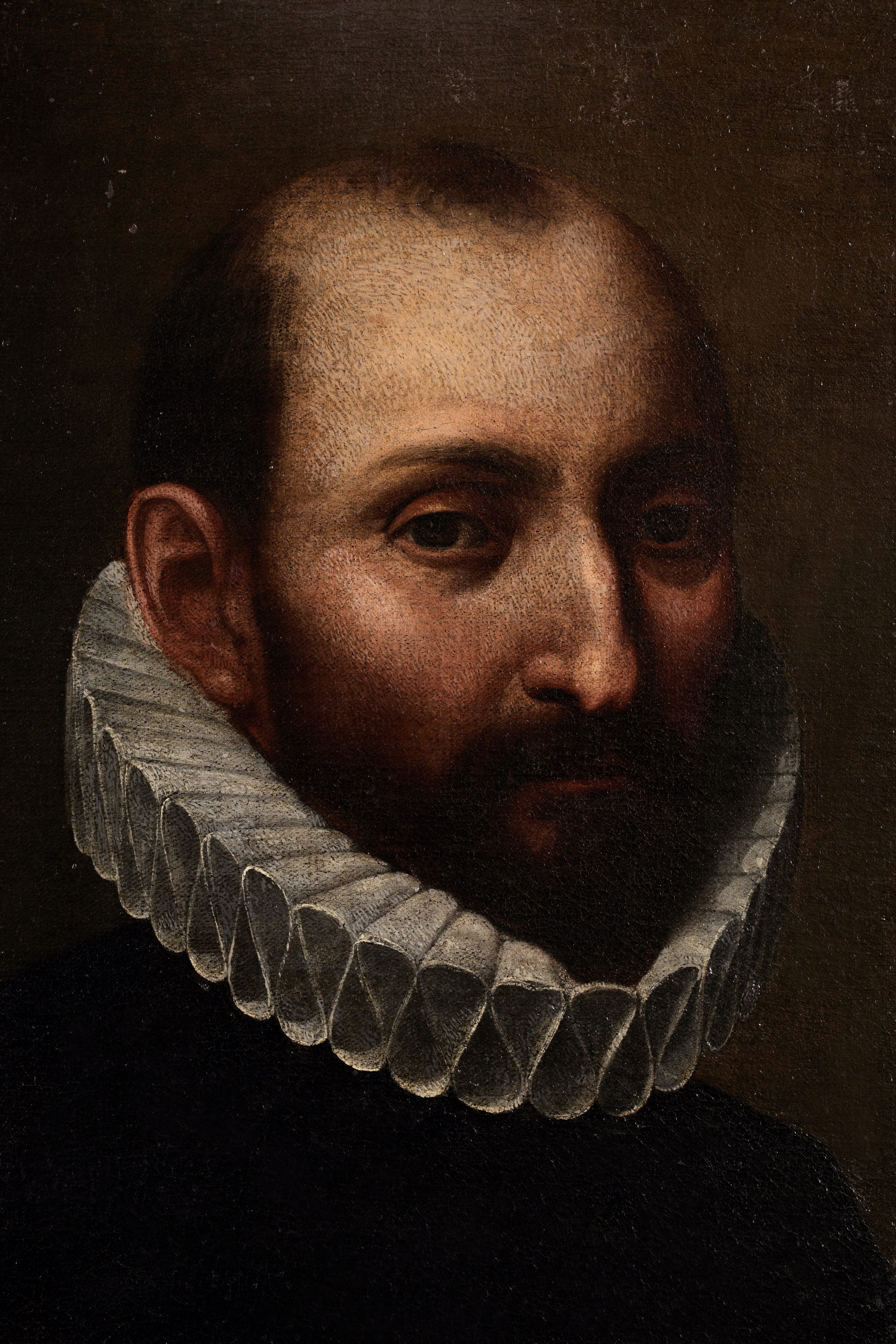 (ambito Di) Cavagna Gian Paolo - Nobiluomo con gorgiera, olio su tela