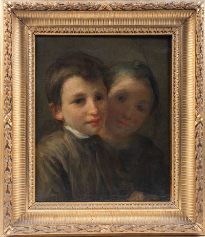 Ritratto della famiglia Cattaneo, olio su tela