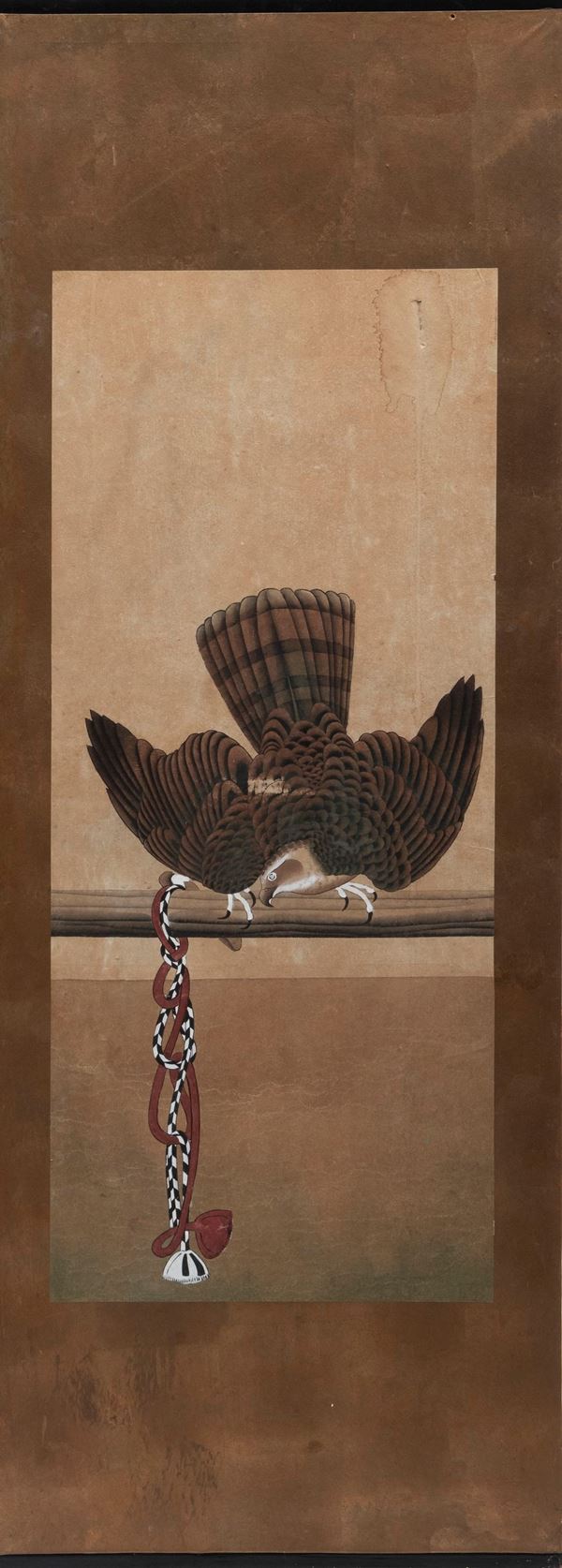 A PAINTED PAPER PANEL