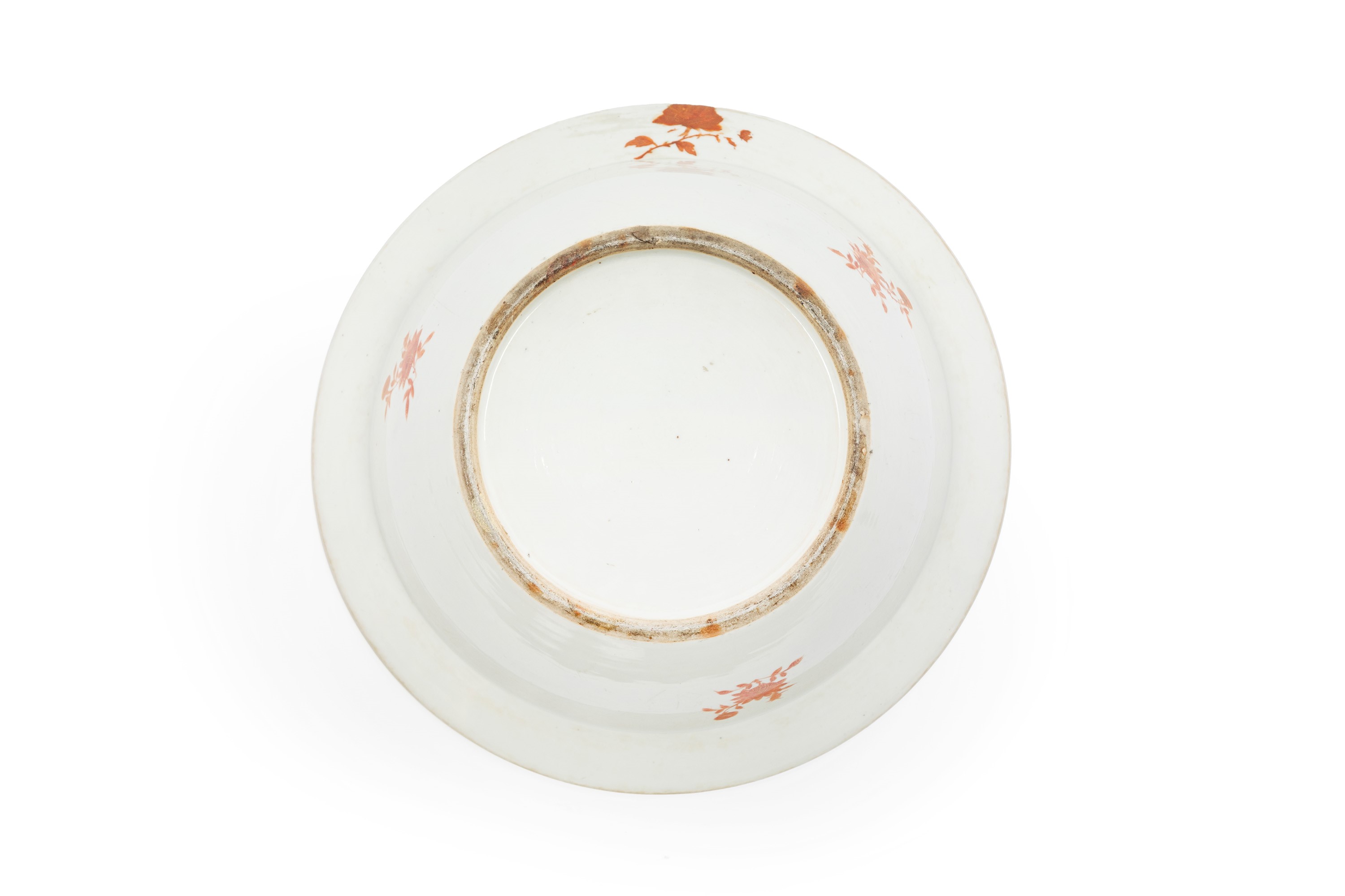 BACILE IN PORCELLANA ROSSO FERRO