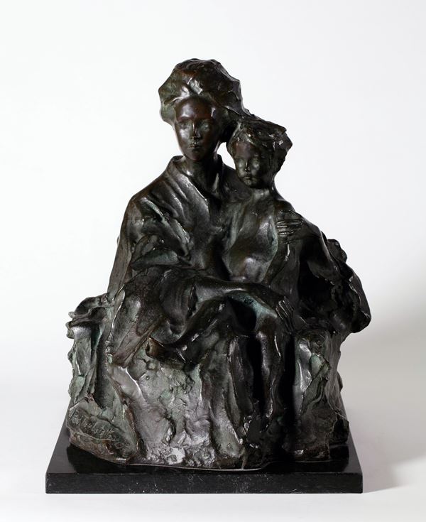 Paul Petrovich  Troubetzkoy - ELIN CON IL FIGLIO PIERRE