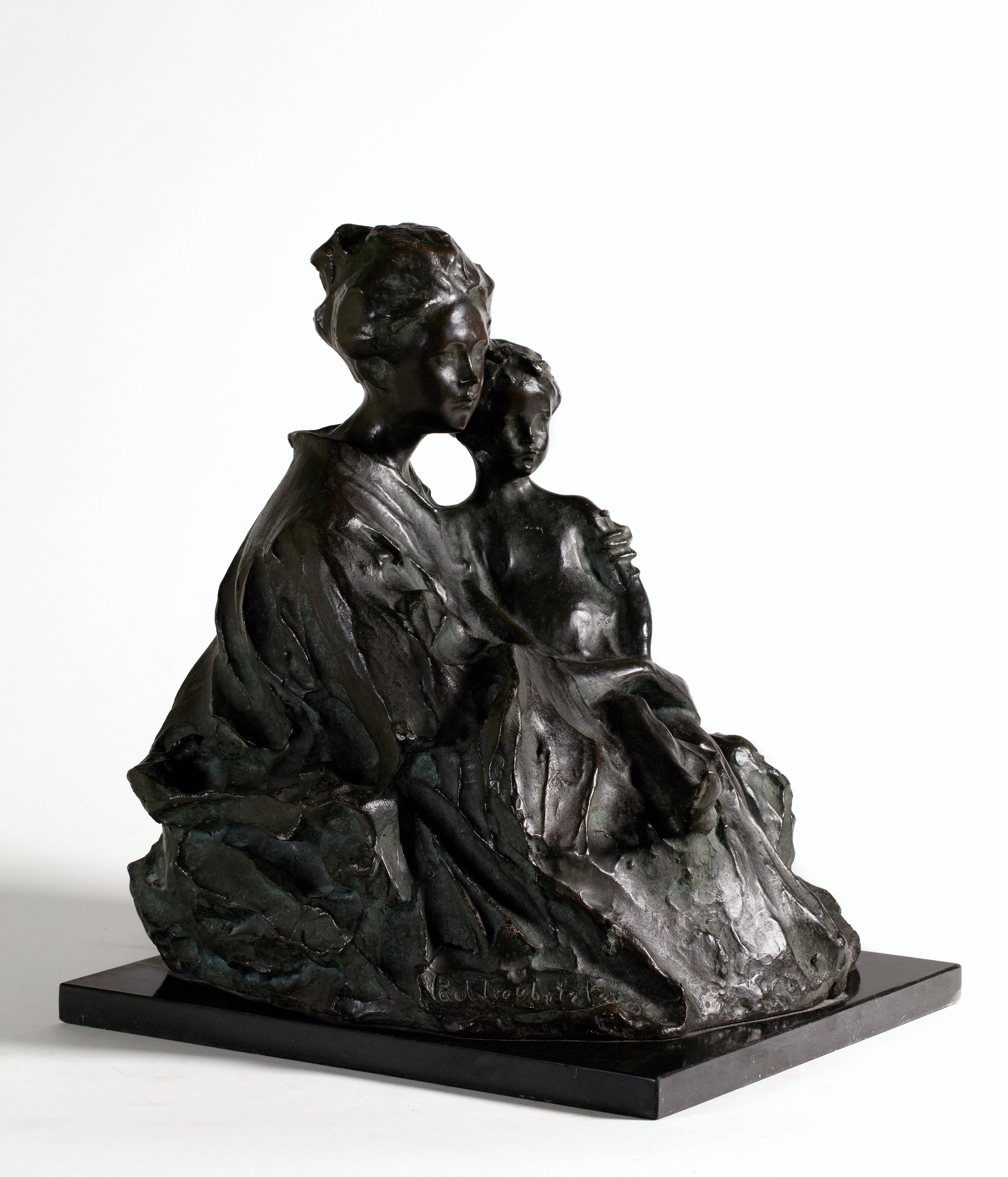 Paul Petrovich Troubetzkoy - Elin con il figlio Pierre