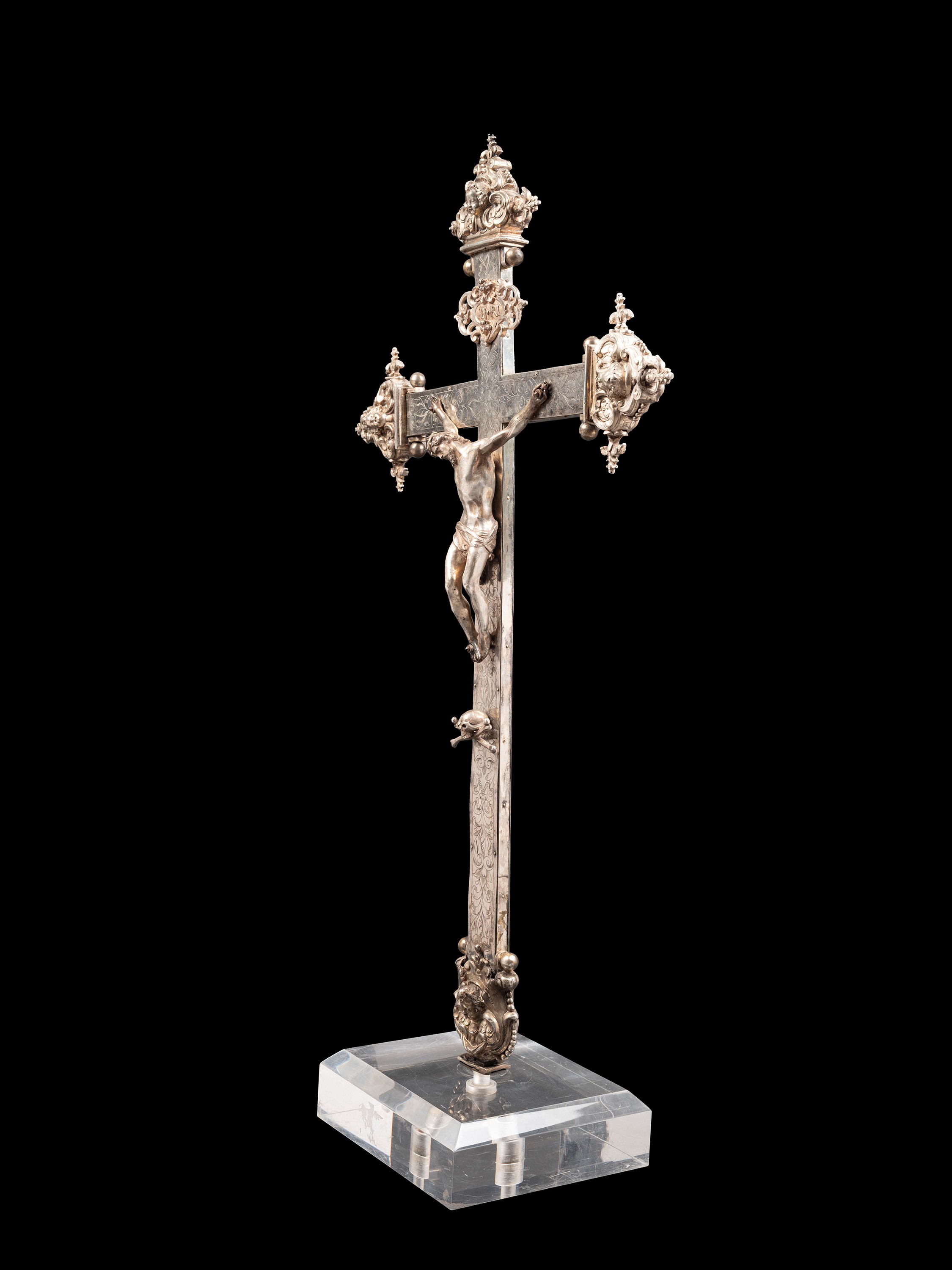 GRANDE CROCE ASTILE IN ARGENTO