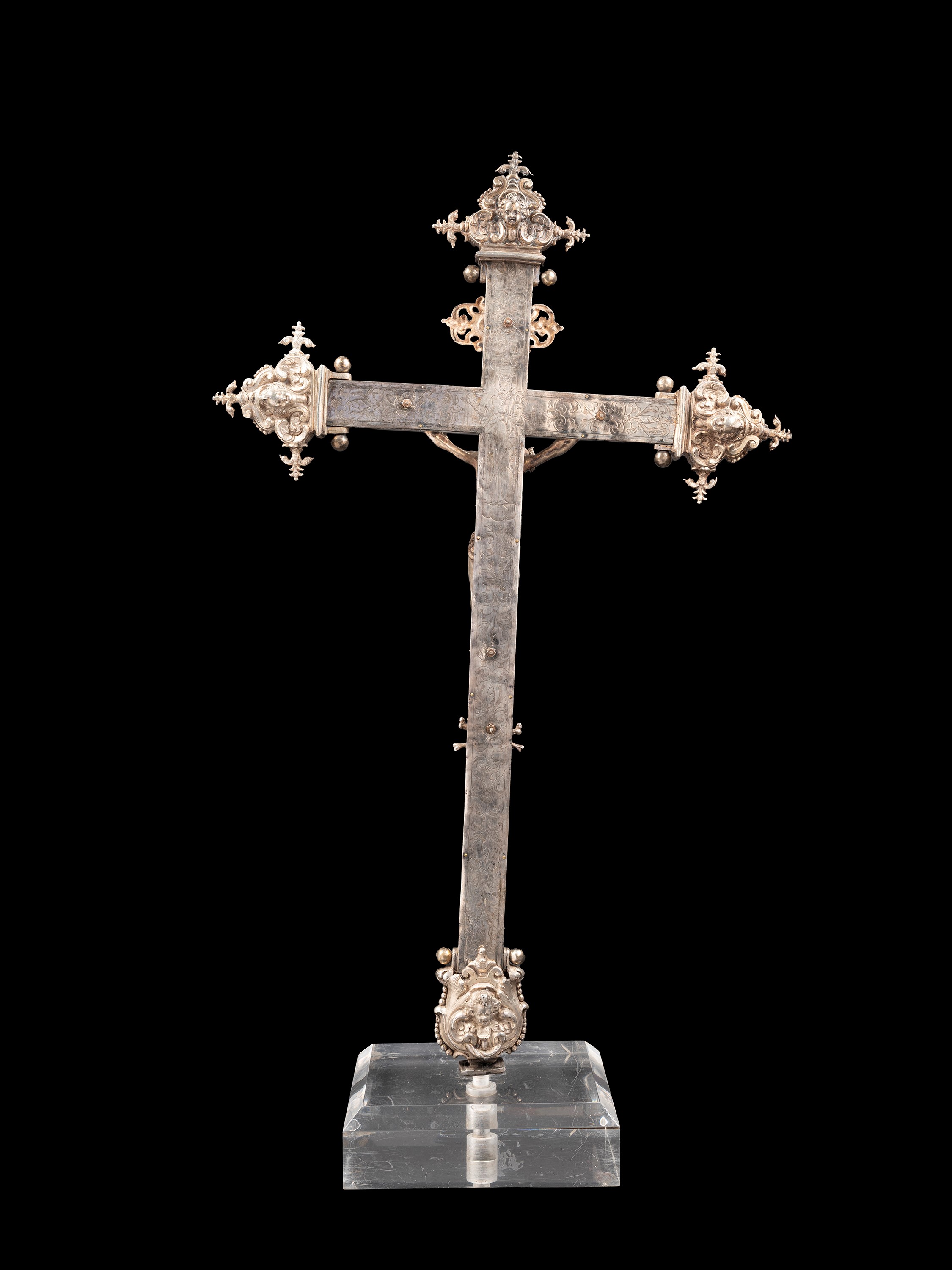 GRANDE CROCE ASTILE IN ARGENTO