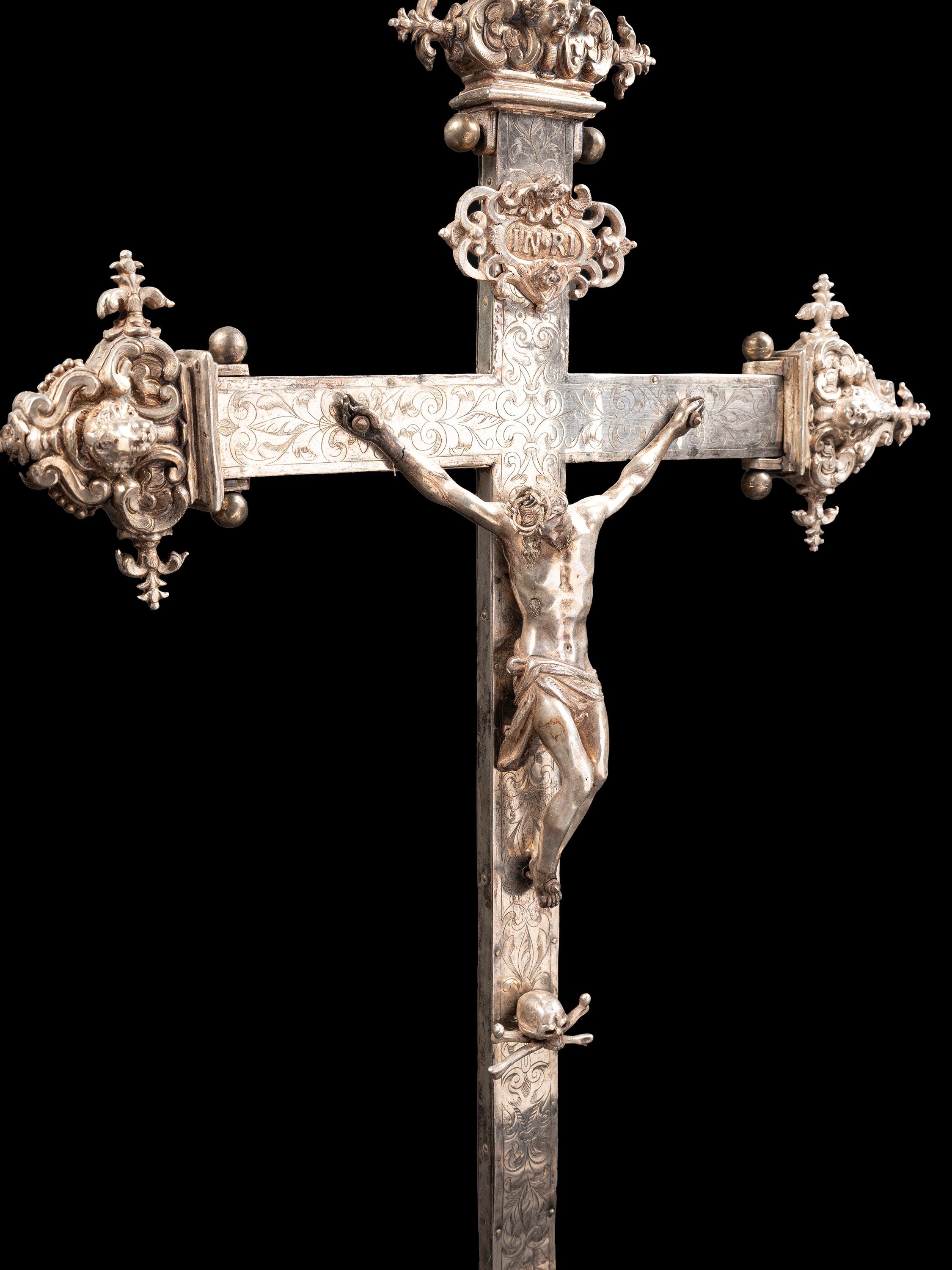 GRANDE CROCE ASTILE IN ARGENTO