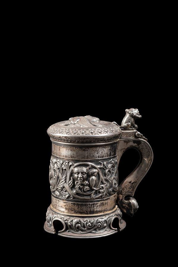 TANKARD IN ARGENTO 