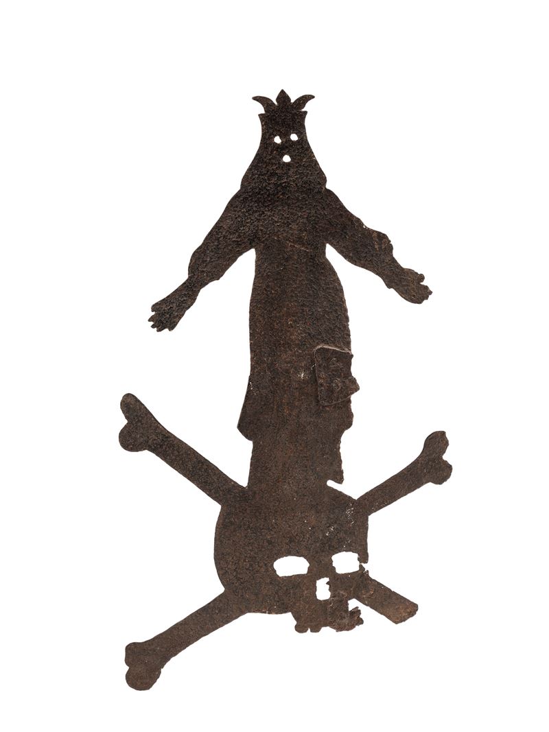 MEMENTO MORI IN FERRO BATTUTO