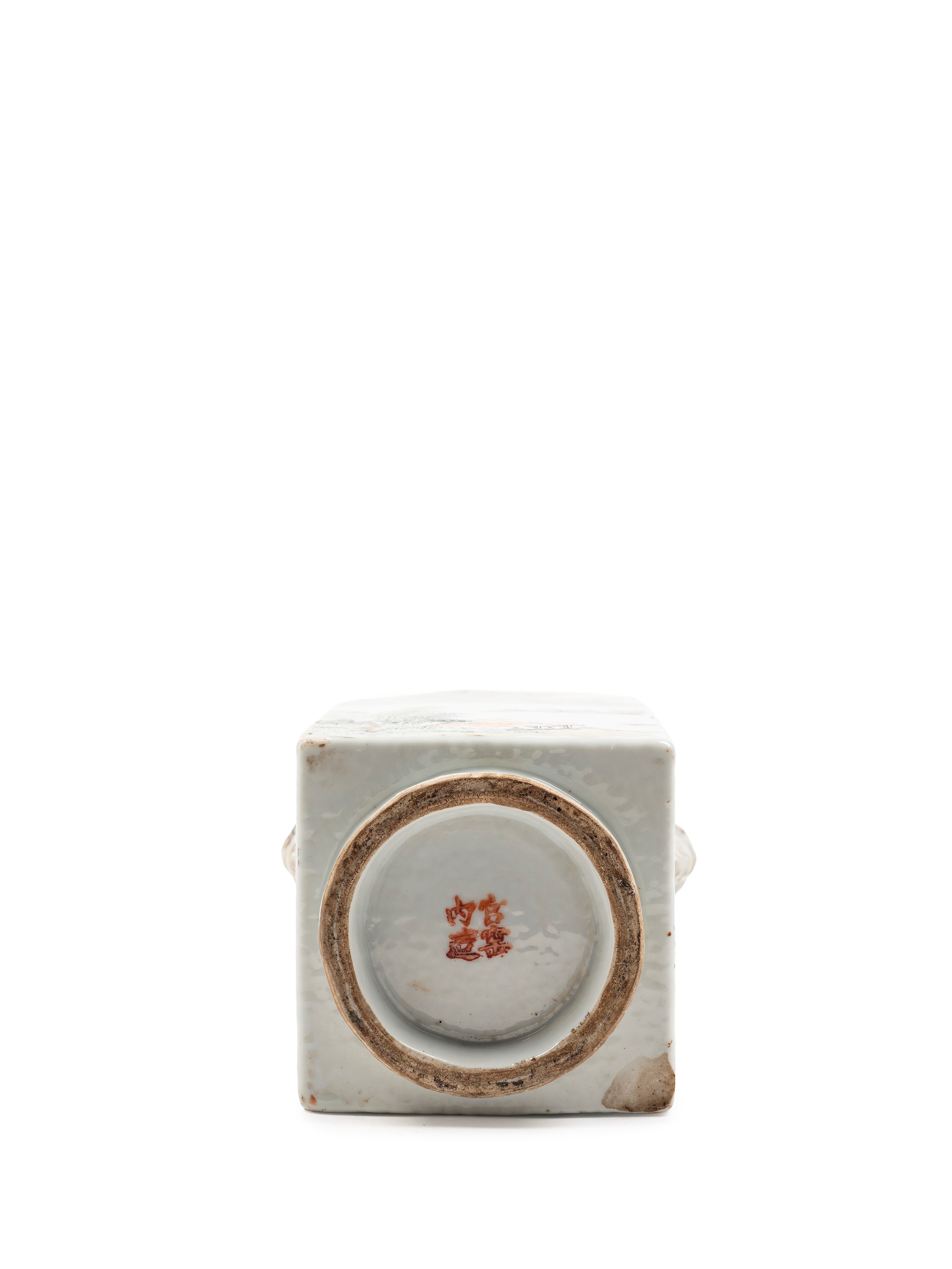 VASO IN PORCELLANA QIANJIANGCAI FIRMATO DA XU YIMAO (1885-1901)