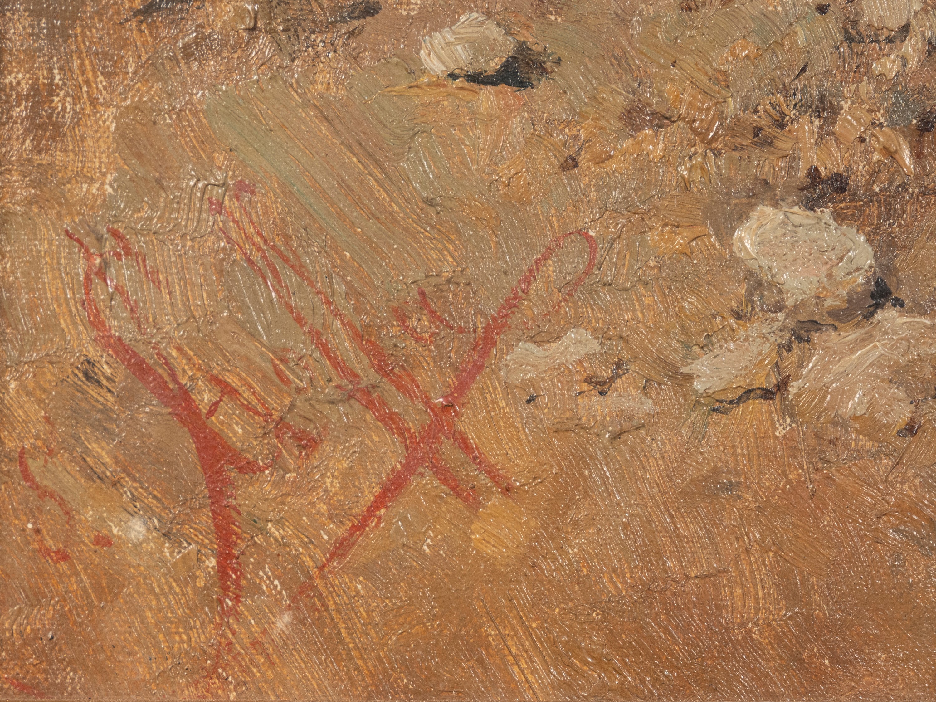 Luigi Scaffai - Cucitori di vele, olio su tela