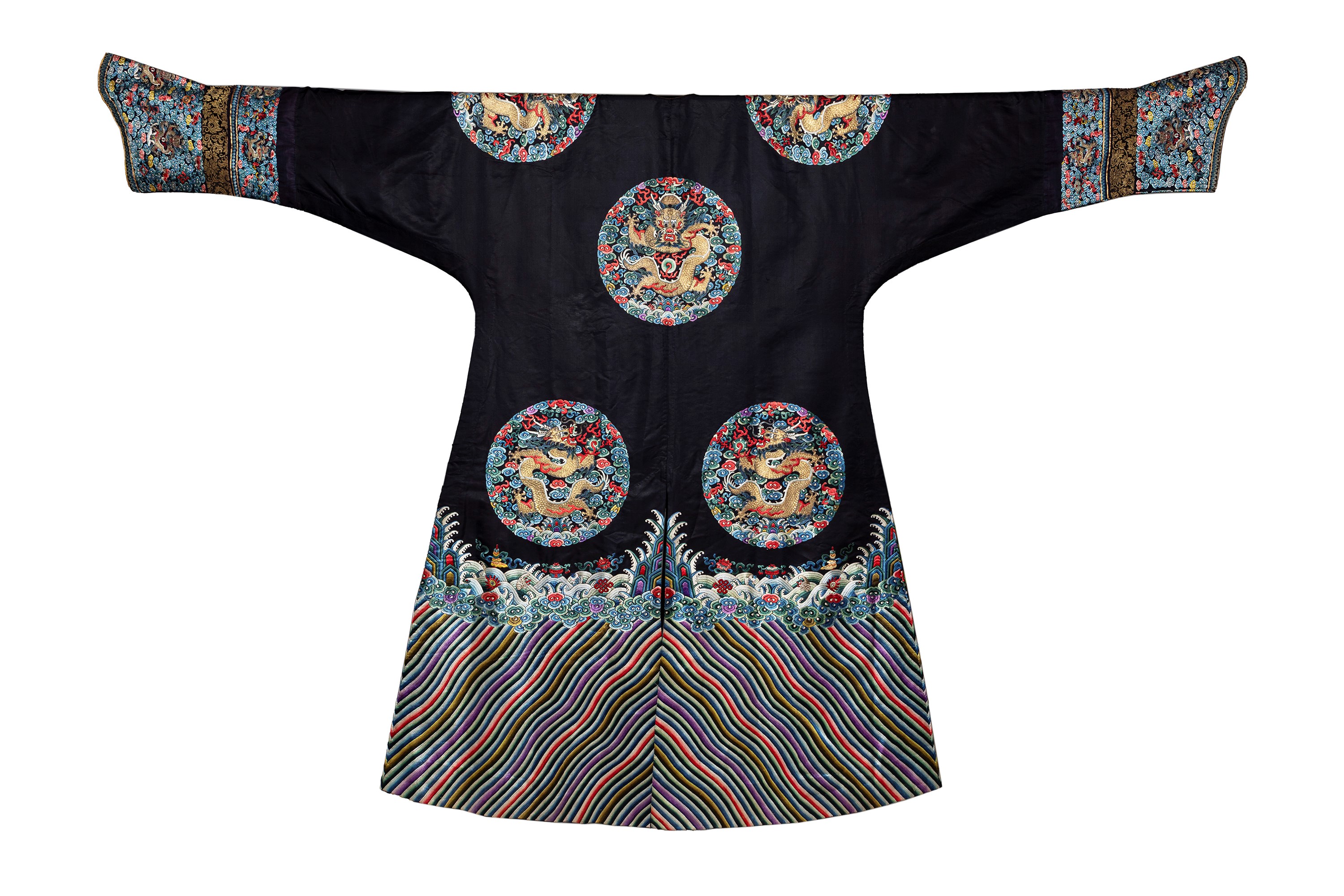 Raro Vestito Imperiale in Seta