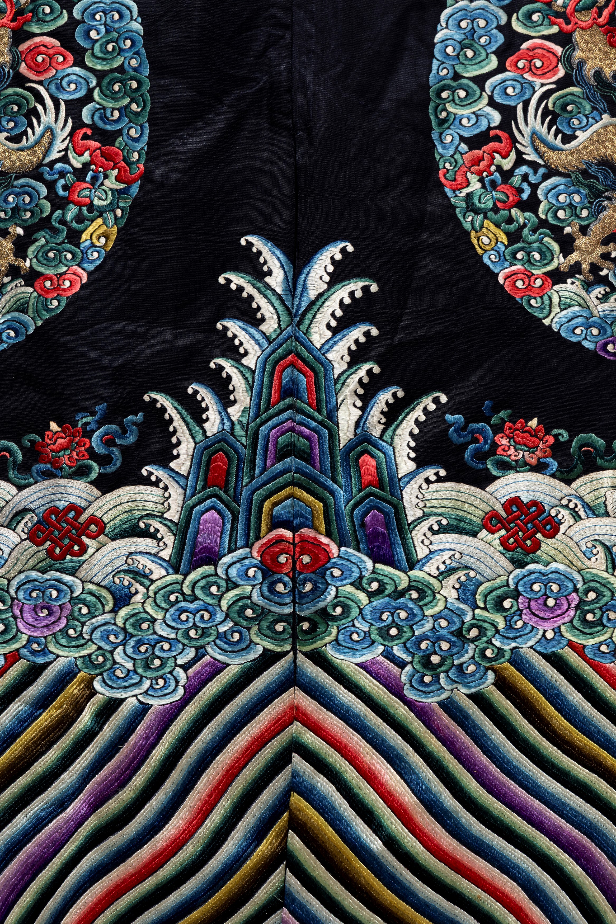 Raro Vestito Imperiale in Seta