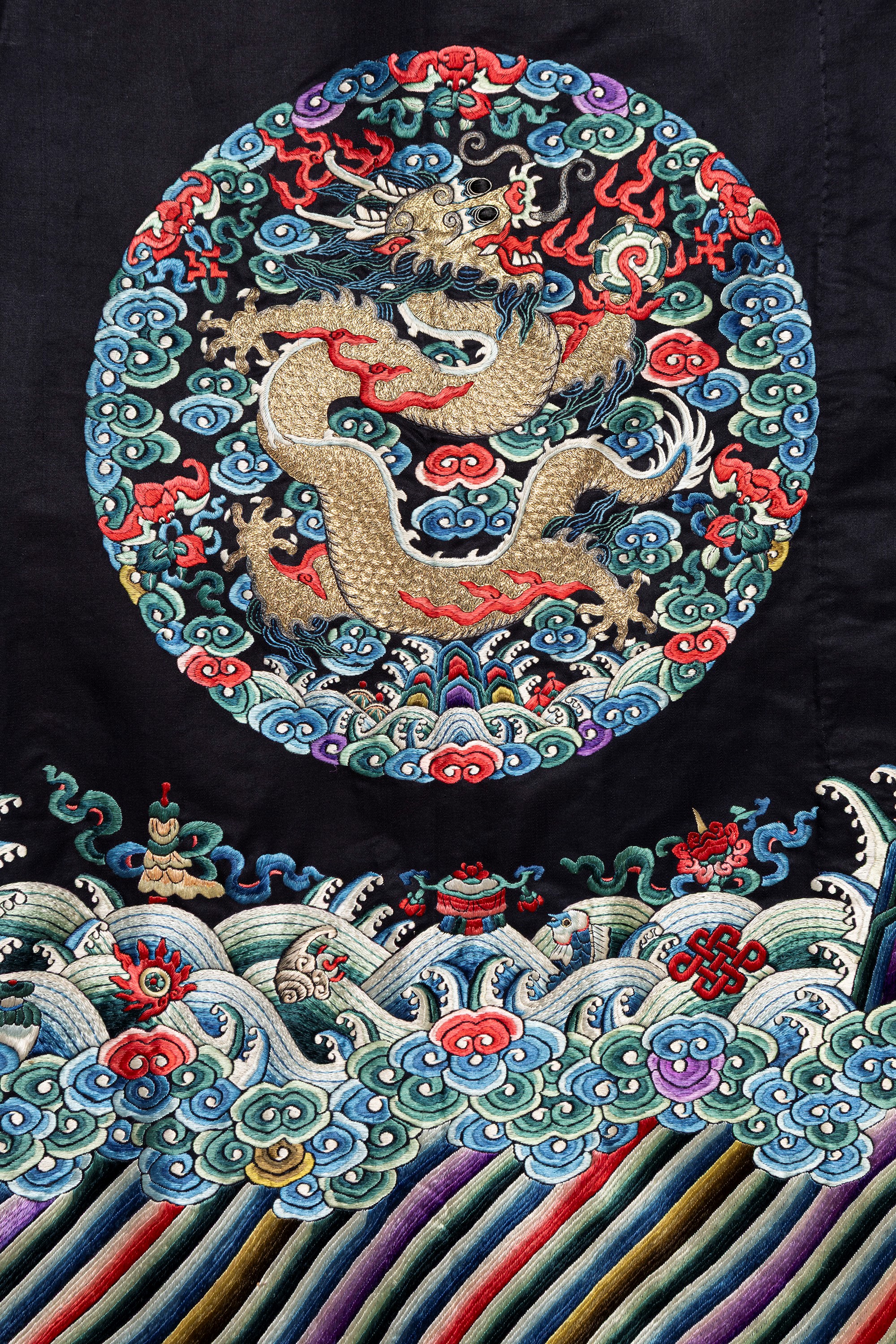 Raro Vestito Imperiale in Seta