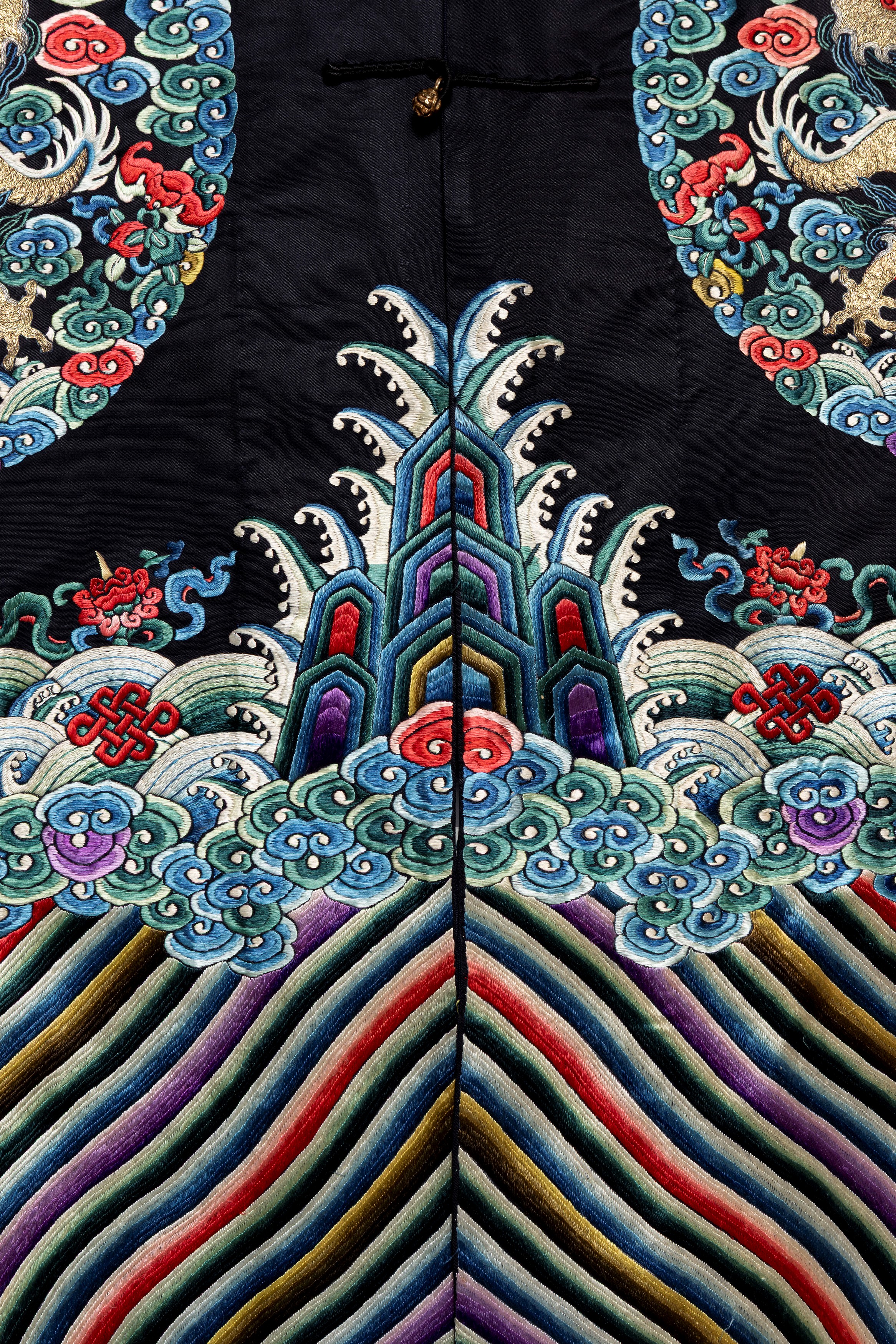 Raro Vestito Imperiale in Seta