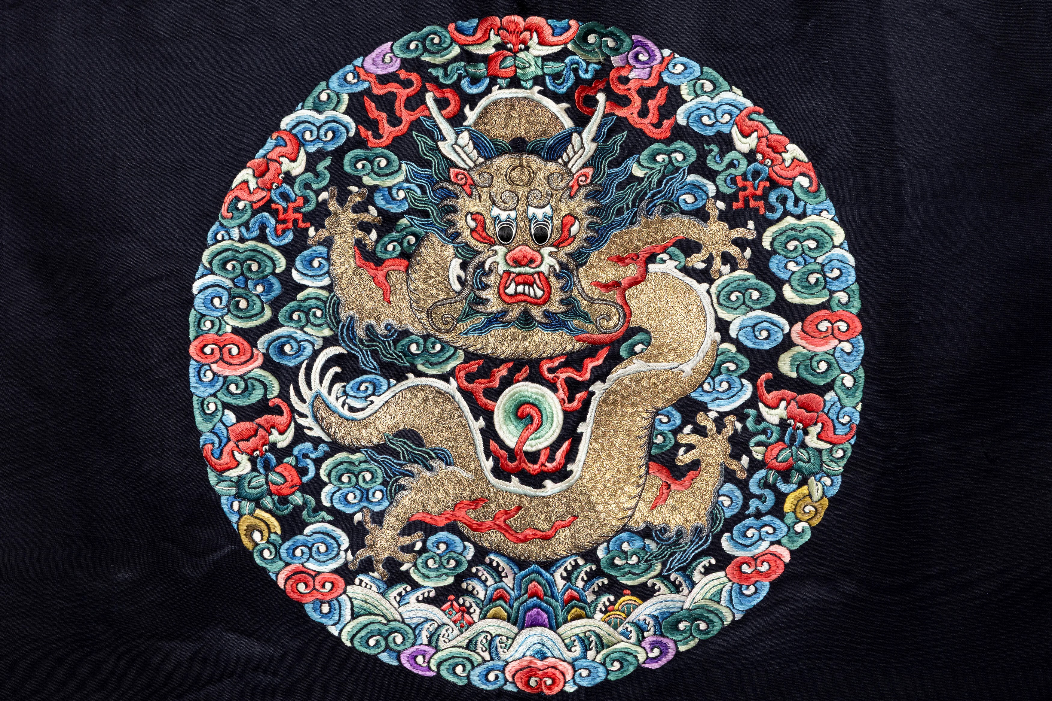 Raro Vestito Imperiale in Seta