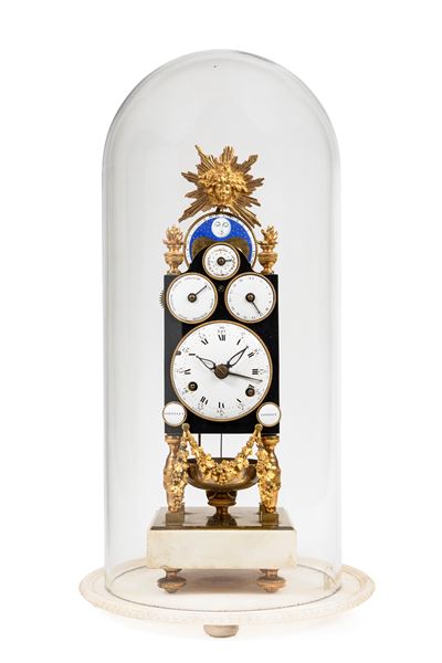 Hubert Martinet, Orologio astronomico con calendario completo e fasi lunari