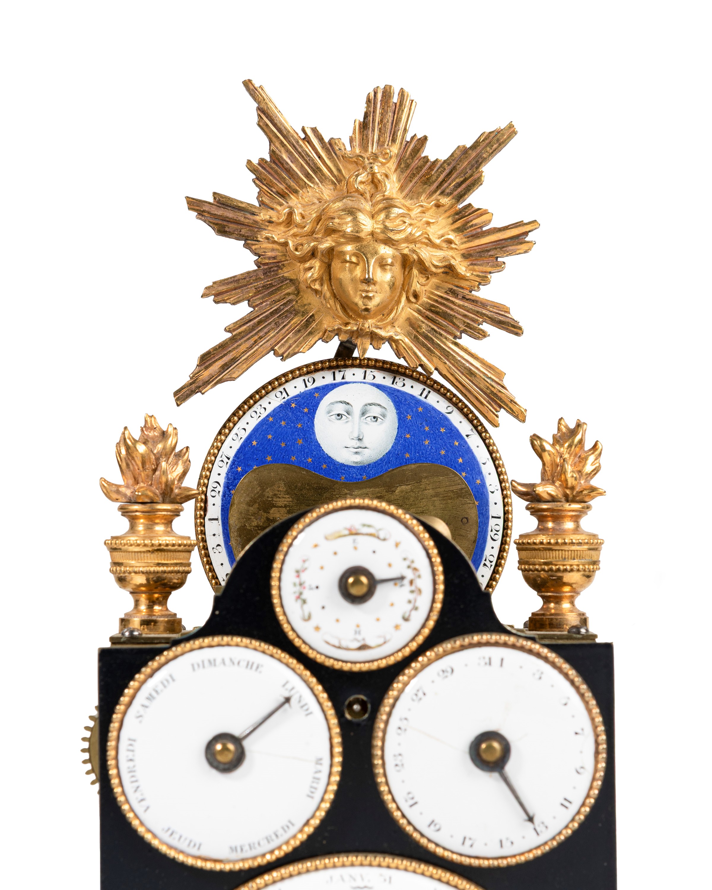 Hubert Martinet, Orologio astronomico con calendario completo e fasi lunari