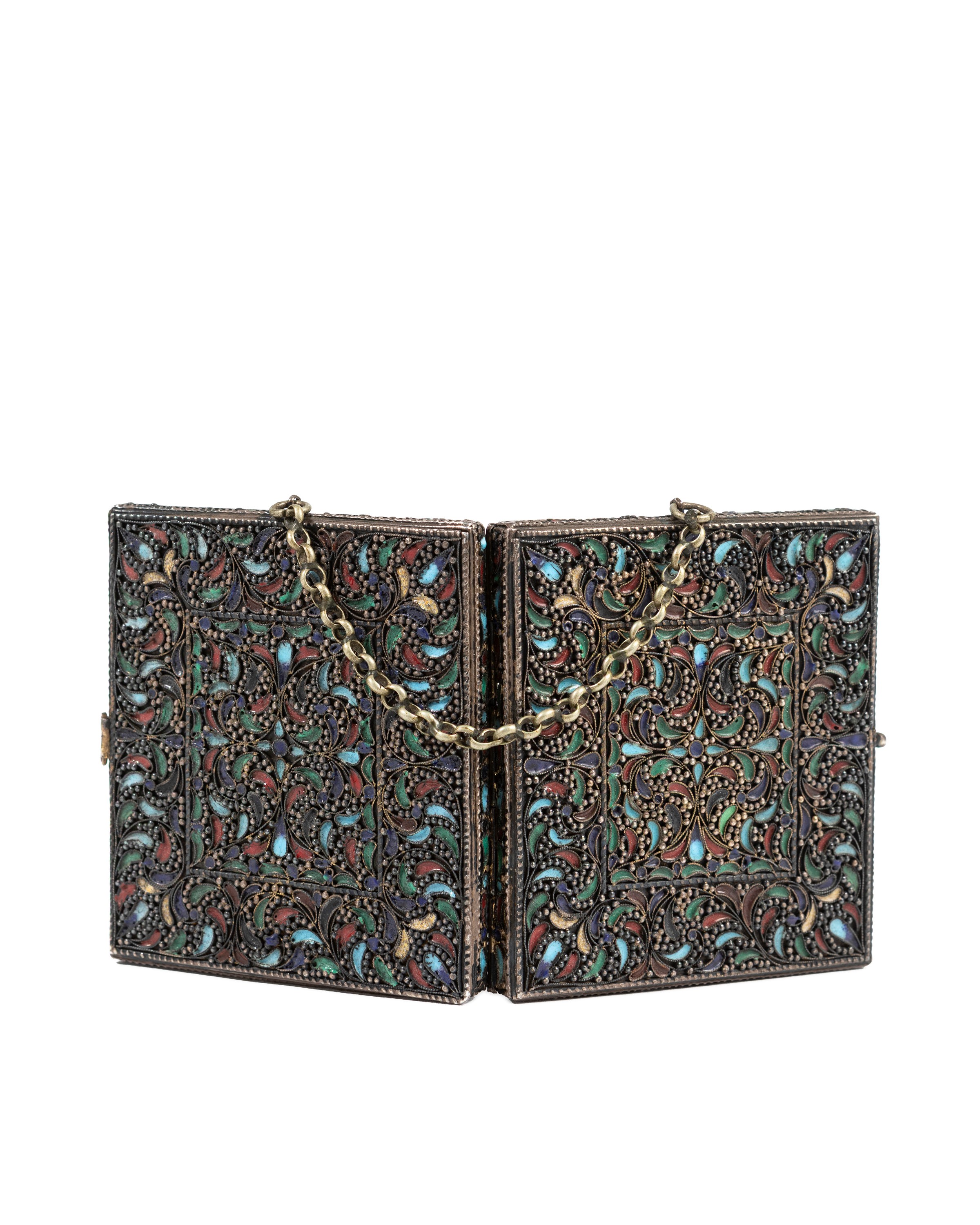 ICONA DA VIAGGIO IN ARGENTO SMALTATO