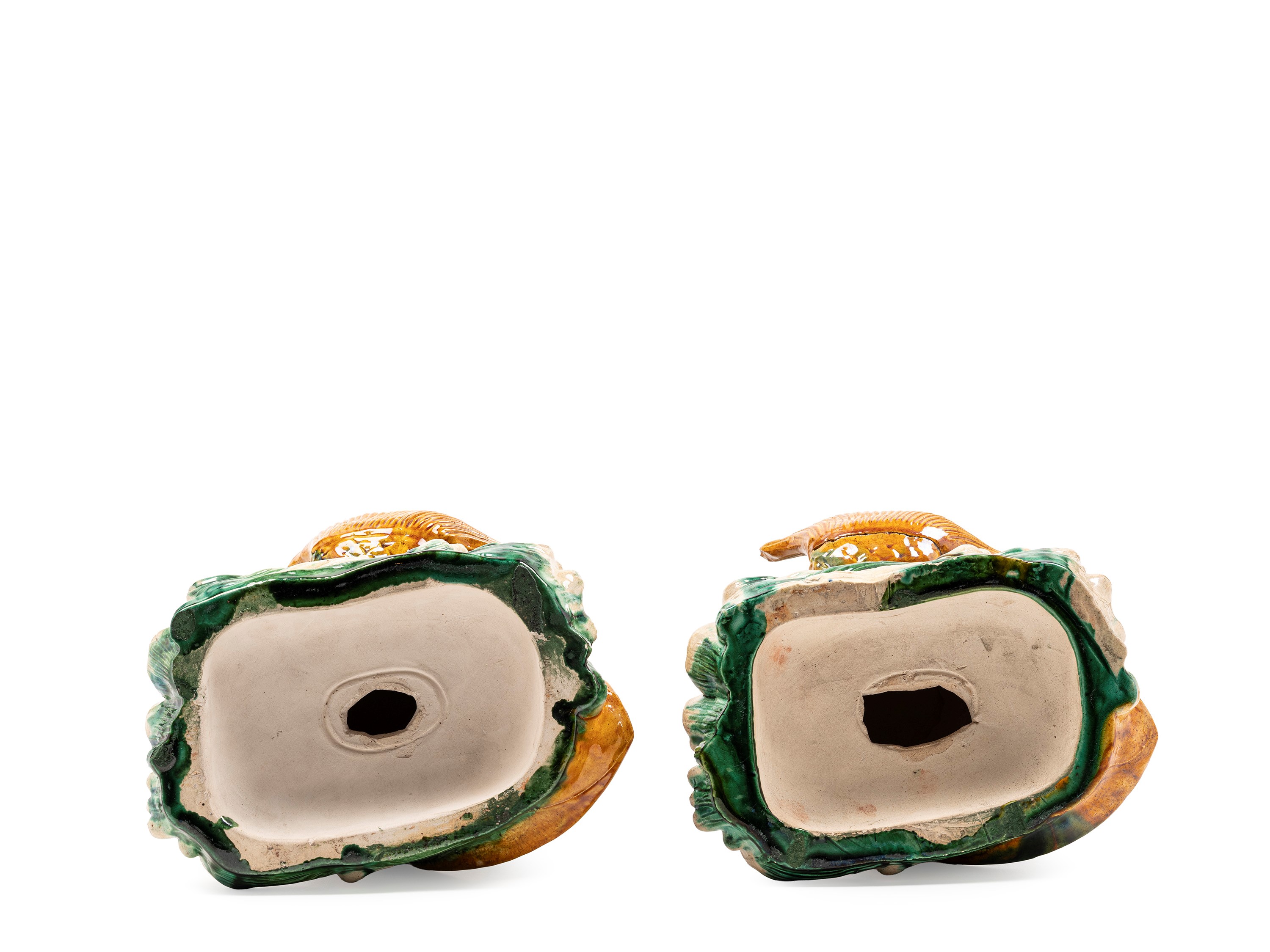 COPPIA DI VASI IN CERAMICA SANCAI