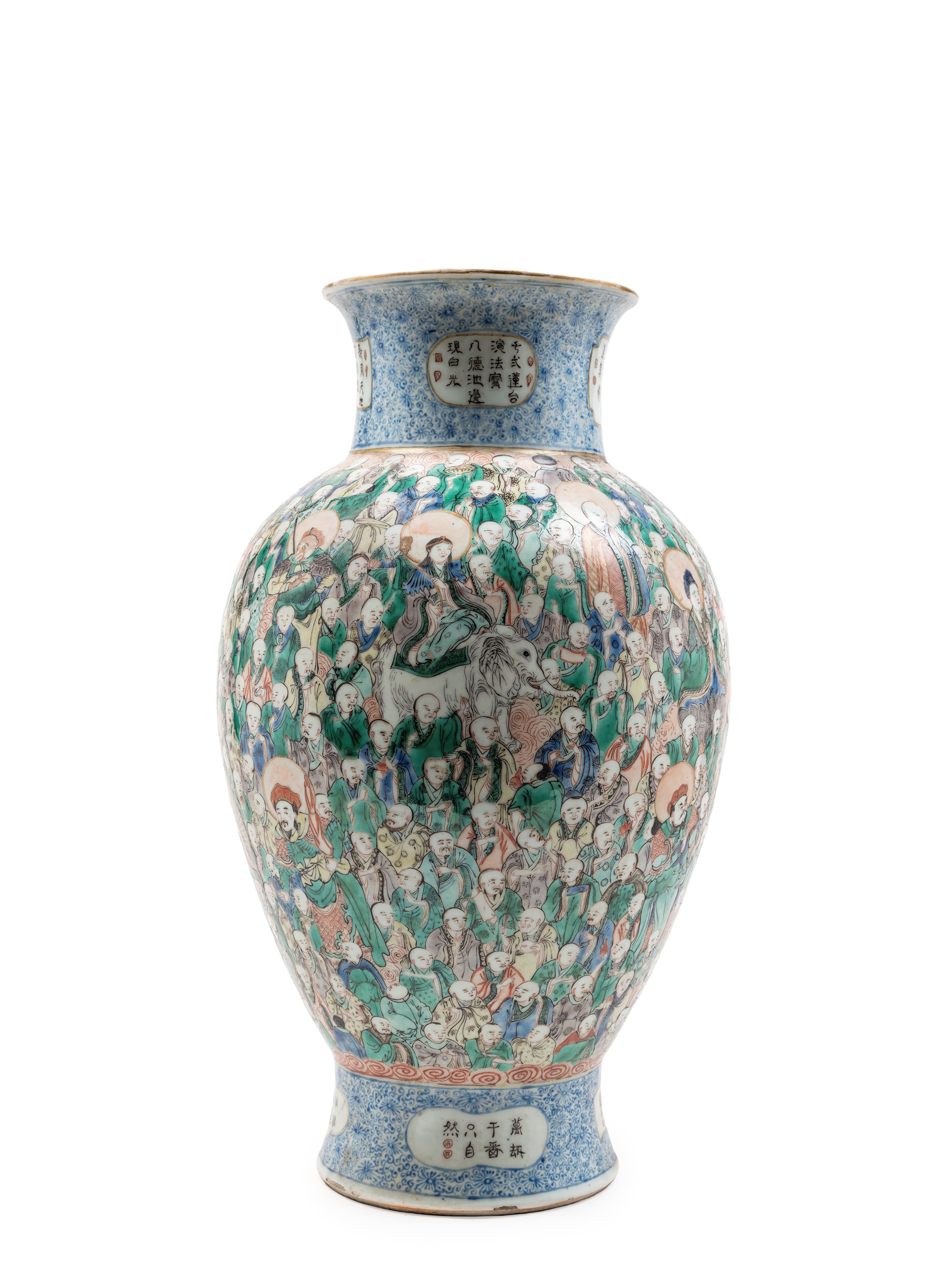 VASO IN PORCELLANA FAMIGLIA VERDE