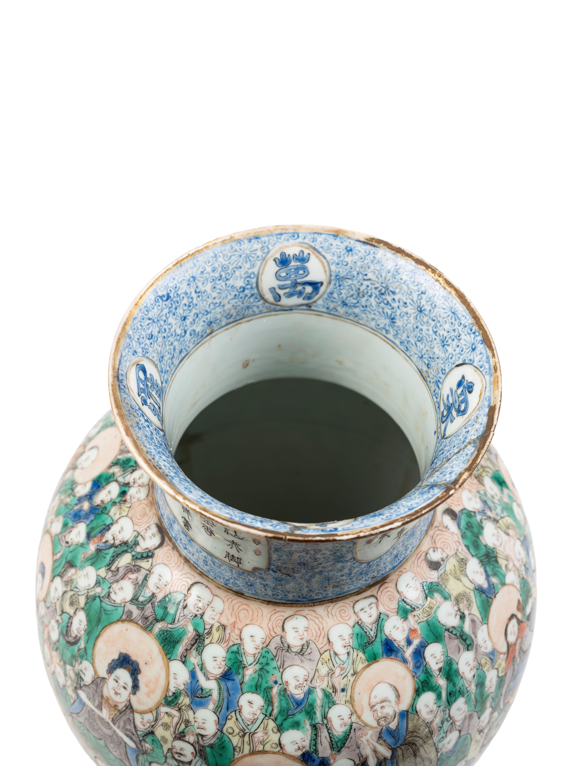 VASO IN PORCELLANA FAMIGLIA VERDE