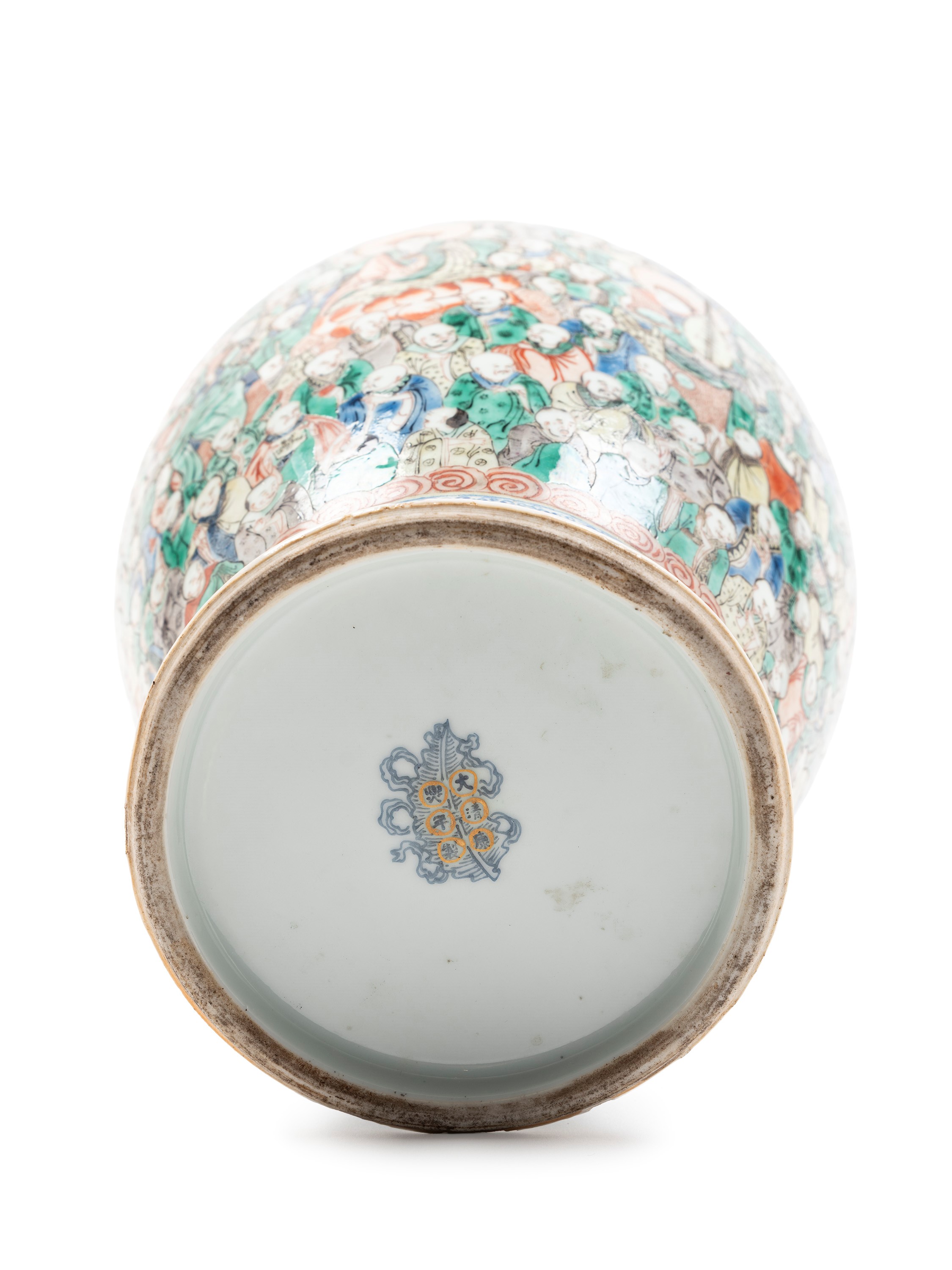 VASO IN PORCELLANA FAMIGLIA VERDE