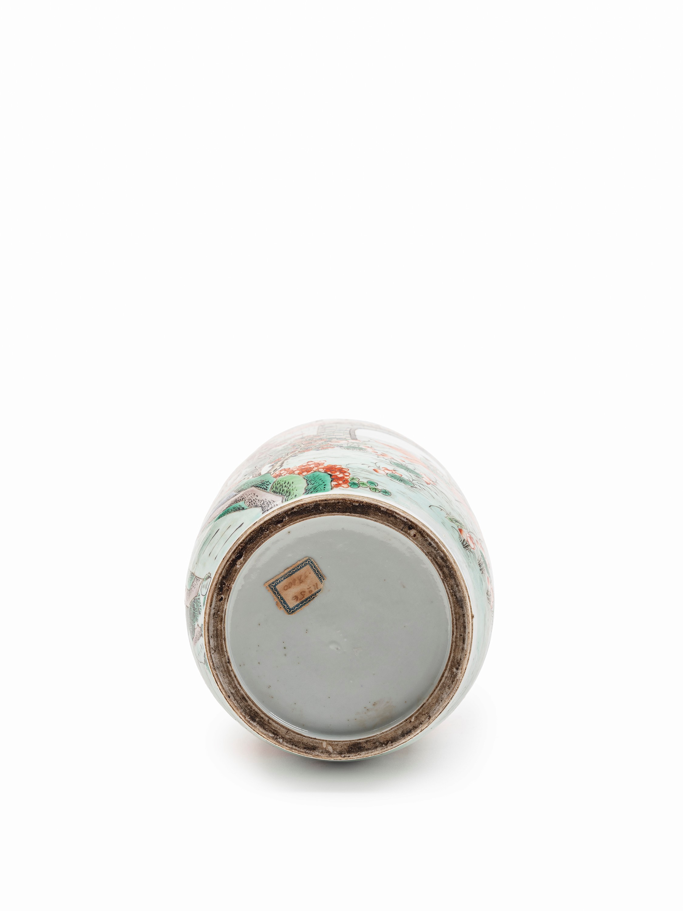 VASO 'ROLEAU' IN PORCELLANA FAMIGLIA VERDE