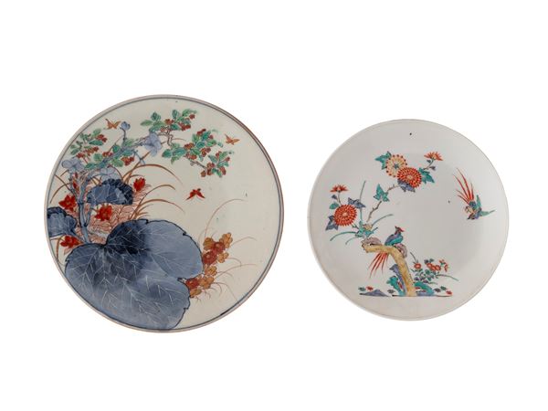 TWO PORCELAIN PLATES