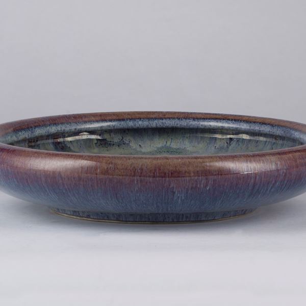 A 'FLAMBE'-GLAZED BRUSH WASHER