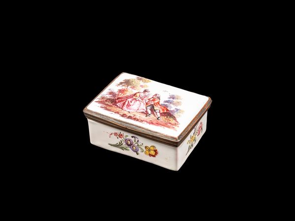 TABACCHIERA IN SMALTO