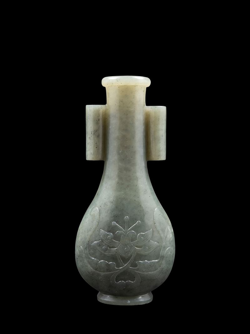VASO ARROW IN GIADA GRIGIA