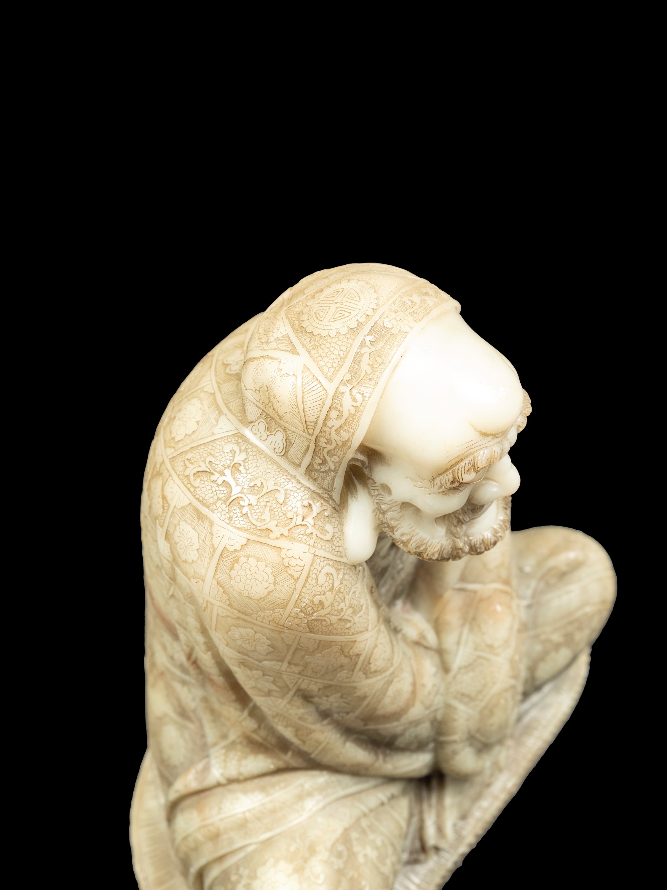 GRANDE FIGURA IN PIETRA SAPONARIA