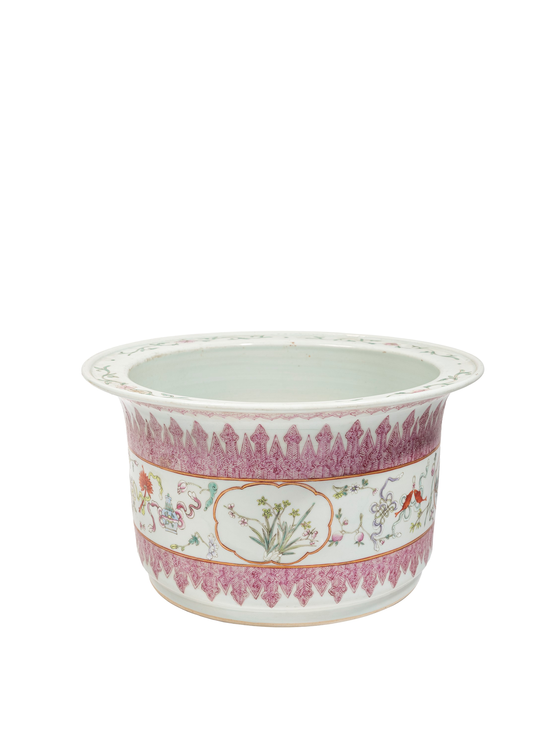 GIARDINIERA IN PORCELLANA FAMIGLIA ROSA