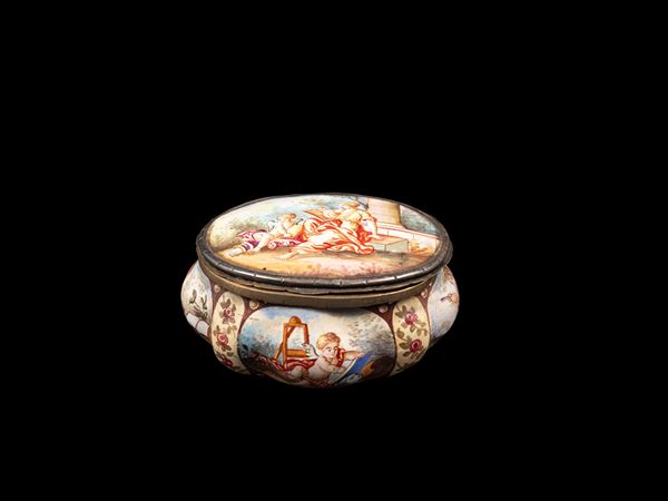 PORTAPILLOLE IN SMALTO