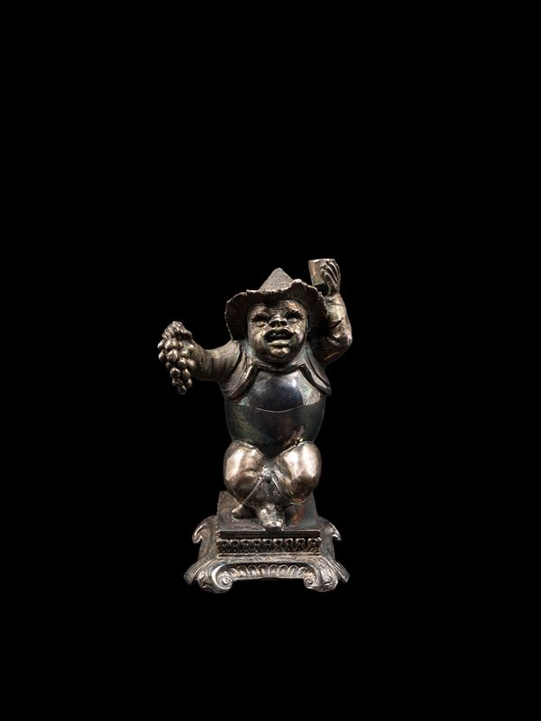 FIGURA DI CONTADINO IN ARGENTO