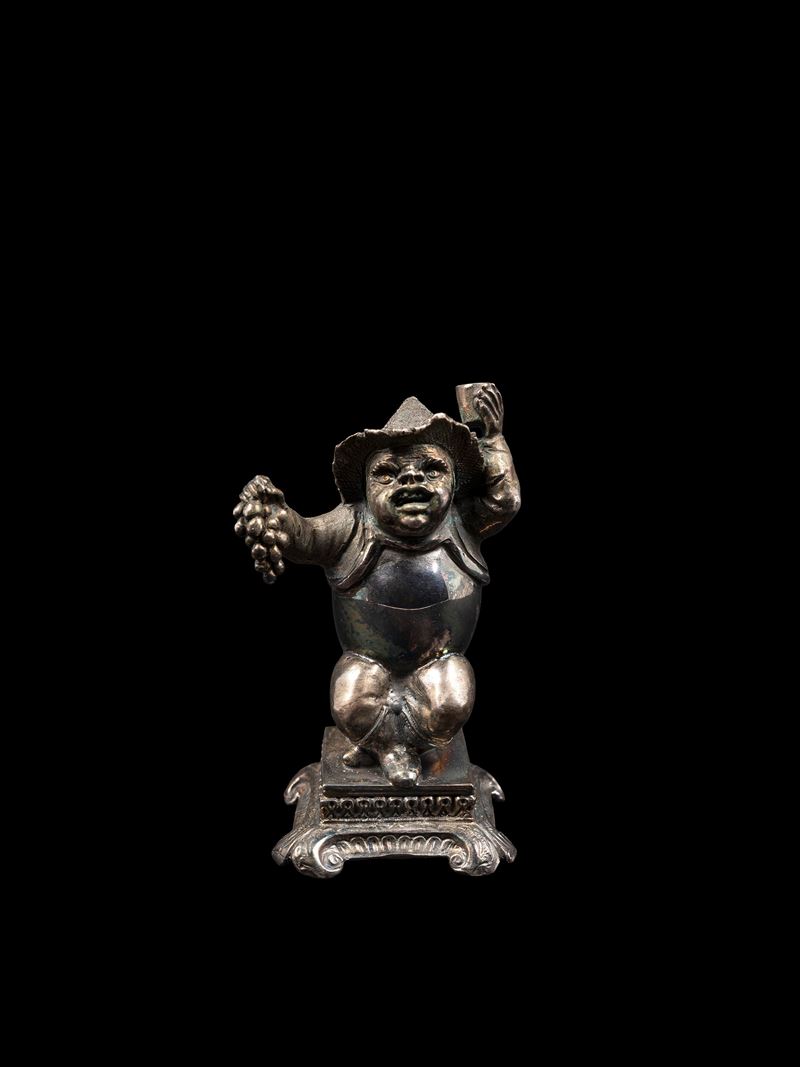 FIGURA DI CONTADINO IN ARGENTO