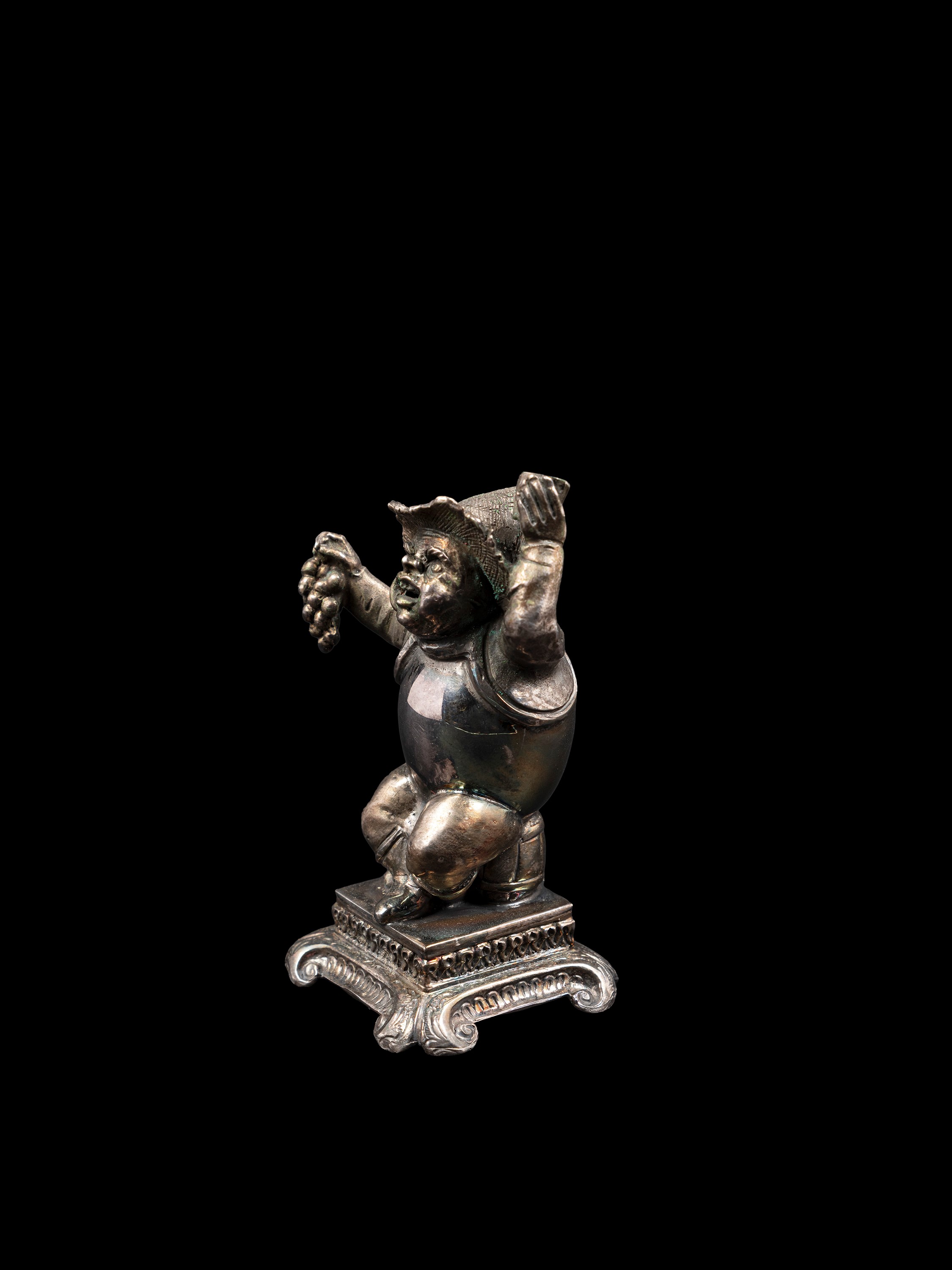 FIGURA DI CONTADINO IN ARGENTO