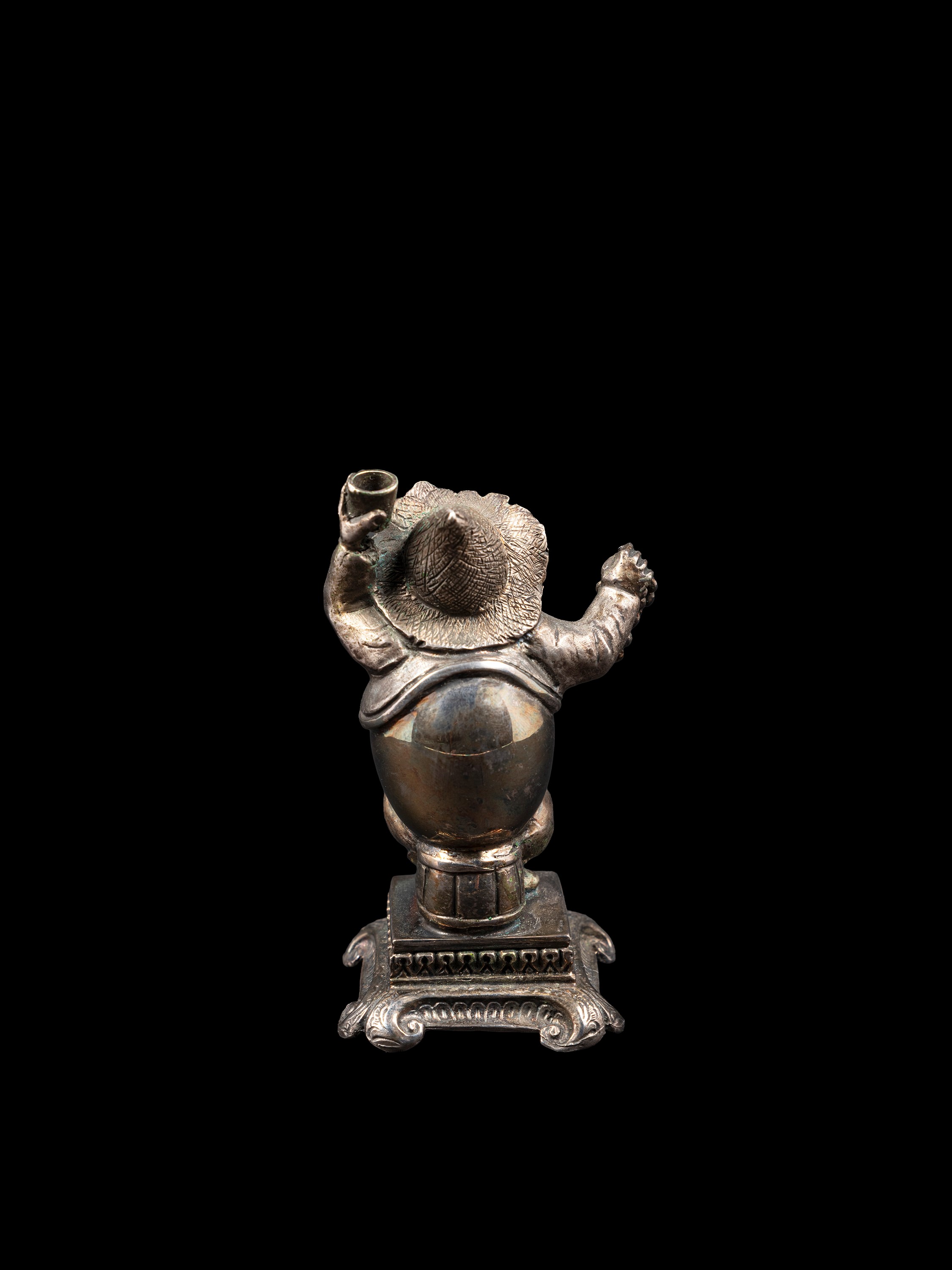 FIGURA DI CONTADINO IN ARGENTO