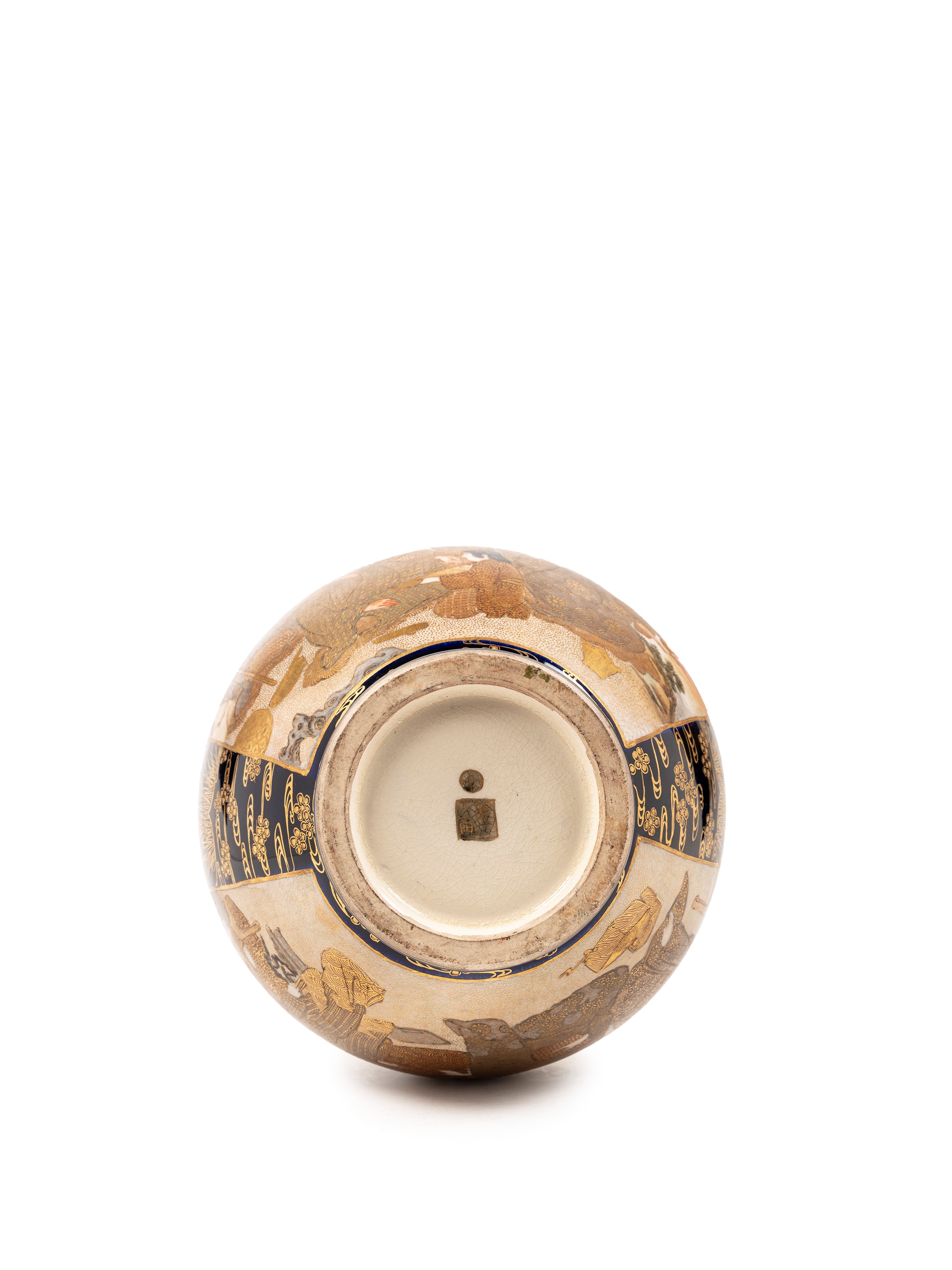 Giappone (periodo Meiji), Vaso in ceramica Satsuma