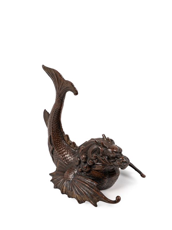 A BRONZE OKIMONO