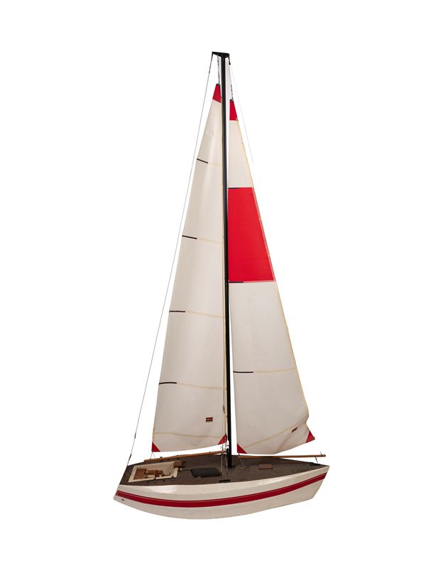 A 1980s GIANT SAILBOAT MODEL